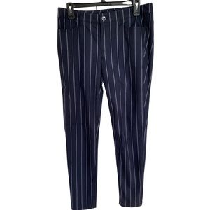 Worth Navy & White Trousers